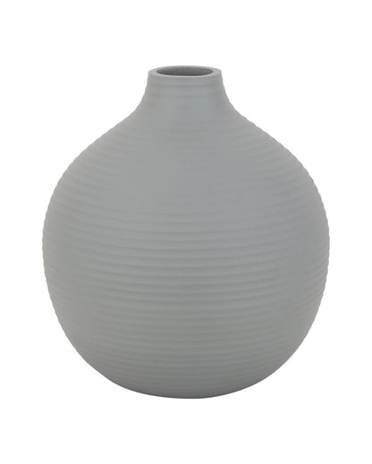 Bella Enamel Aluminum Vase | 6x6 inches Green