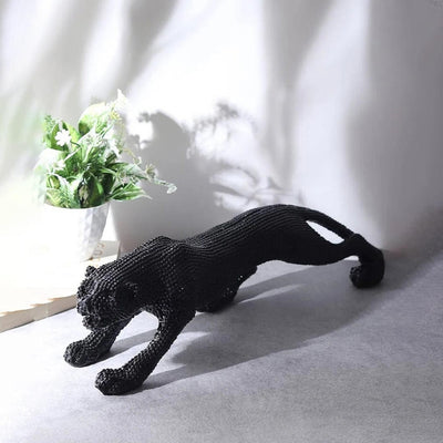 Jeweled Prowler Resin Showpiece | 22 x 5 x 6 inches