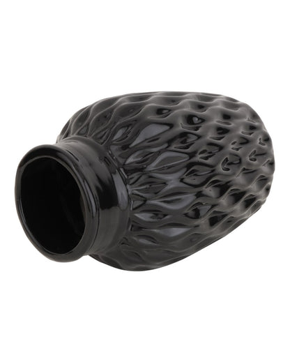 Wavecera Ceramic Vase Black
