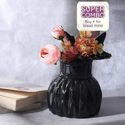 Petite Wavecera Square Vase | 4 x 4 inches