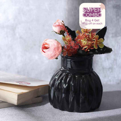 Petite Wavecera Square Vase | 4 x 4 inches