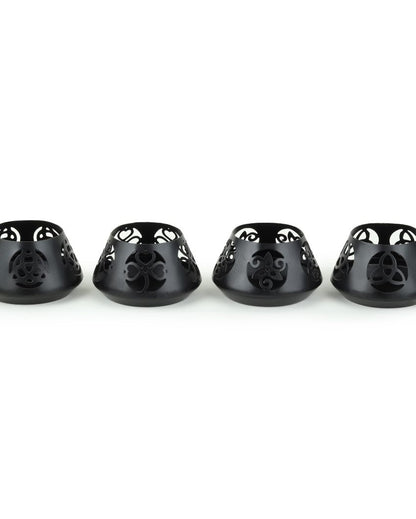 Sharingan Iron T-Light Candle Holder | Set Of 4 | 3 x 2 inches