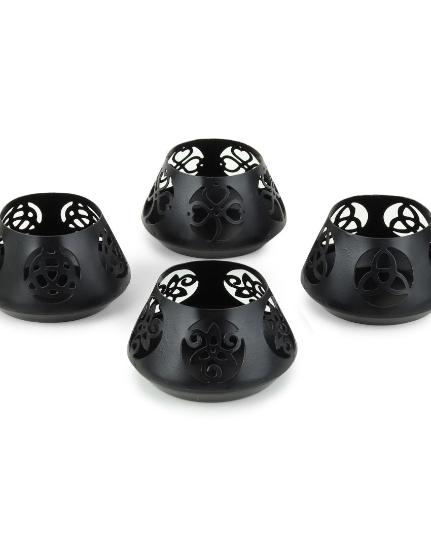 Sharingan Iron T-Light Candle Holder | Set Of 4 | 3 x 2 inches