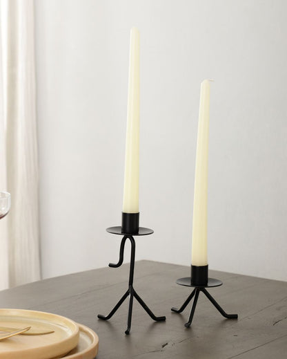 Marquesa Glow Elegant Iron Candle Holders |  Pack Of 2