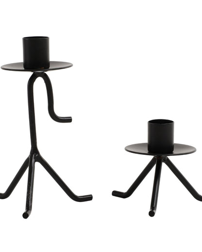 Marquesa Glow Elegant Iron Candle Holders |  Pack Of 2