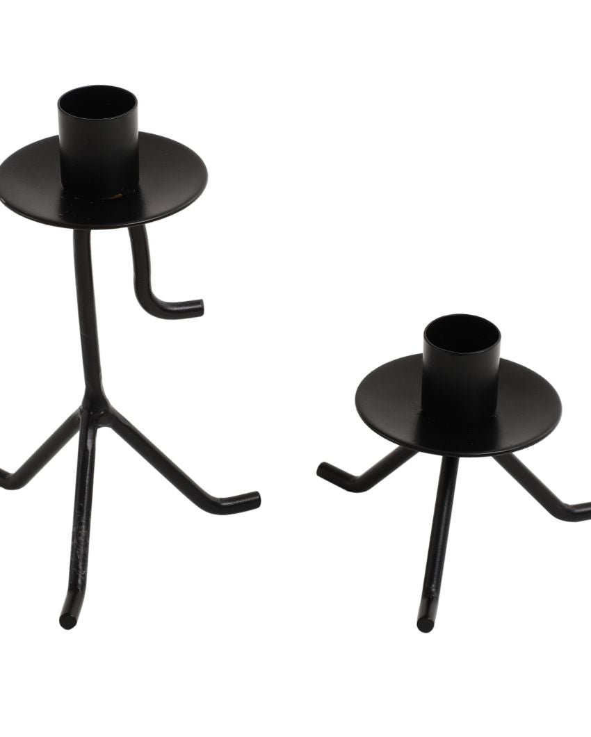 Marquesa Glow Elegant Iron Candle Holders |  Pack Of 2