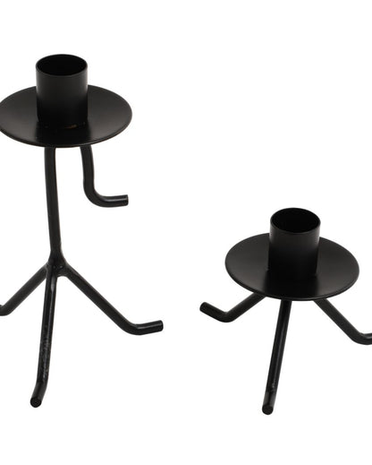 Marquesa Glow Elegant Iron Candle Holders |  Pack Of 2