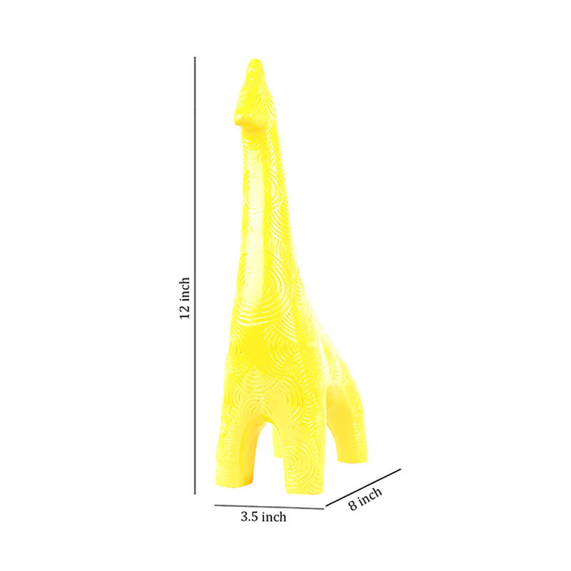 Lysandra Premium Giraffe Sculpture | Multiple Colors Yellow