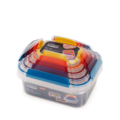 Elegant Rectangular Multi-Size Multicolor Storage Container | Pack of 5