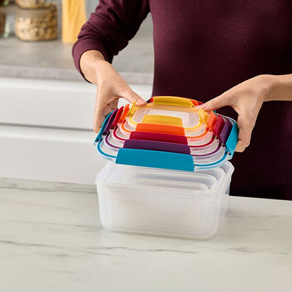 Elegant Rectangular Multi-Size Multicolor Storage Container | Pack of 5