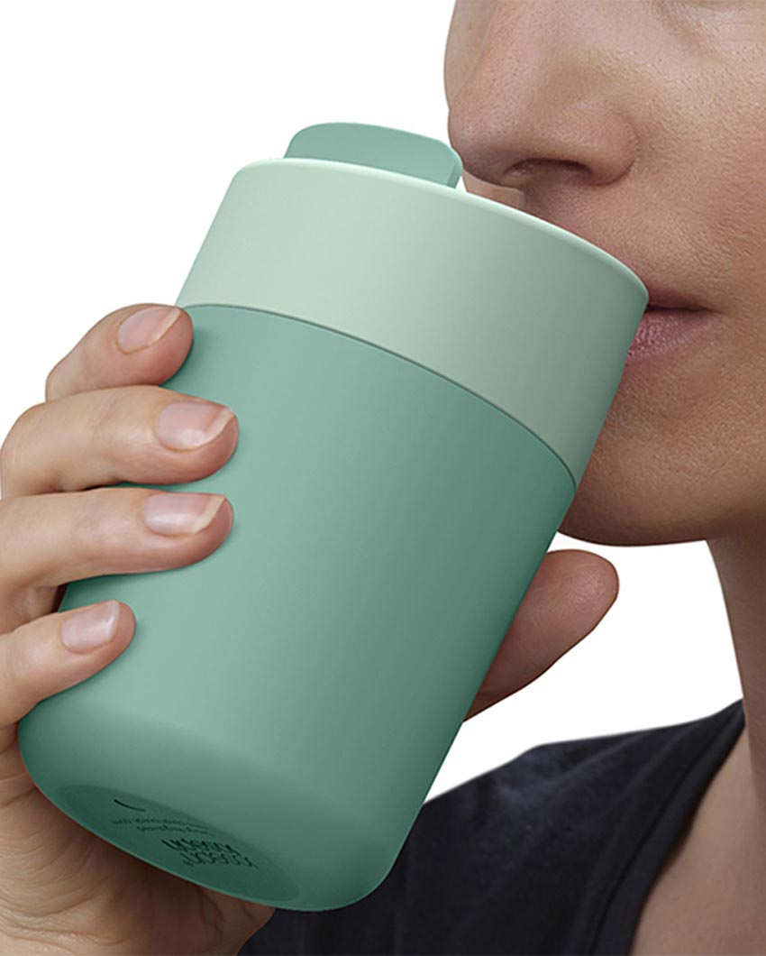 Insulated Hydration Green Travel Mug | 340ml | 3 x 6 x 3 inches