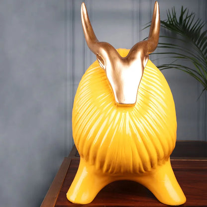 Rio Premium Yak Figurine | Multiple Colors Yellow