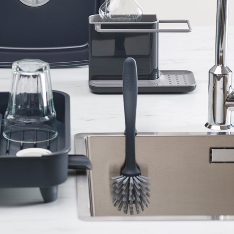 Edge Compact Nonslip Washing Up Dish Brush | Multiple Colors Grey
