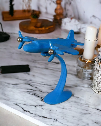 Aeroplane Sculpture Decor Object | 6.5 Inches