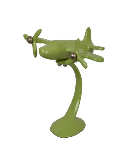 Aeroplane Sculpture Showpiece | 6.5 Inches
