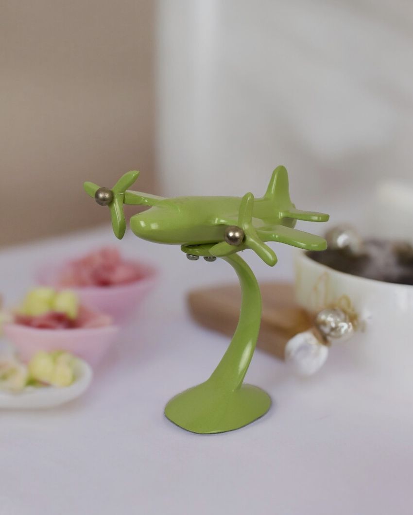 Aeroplane Sculpture Decor Object | 6.5 Inches