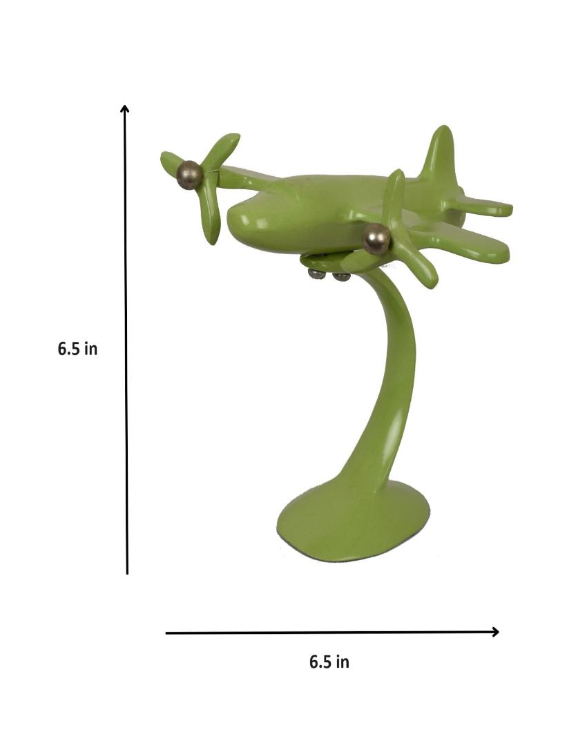 Aeroplane Sculpture Showpiece | 6.5 Inches