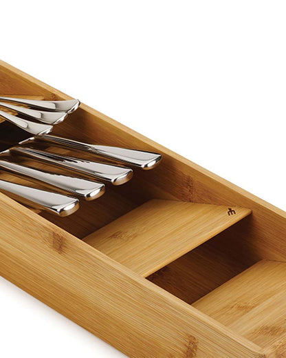 Bamboo Compact Cutlery Organiser