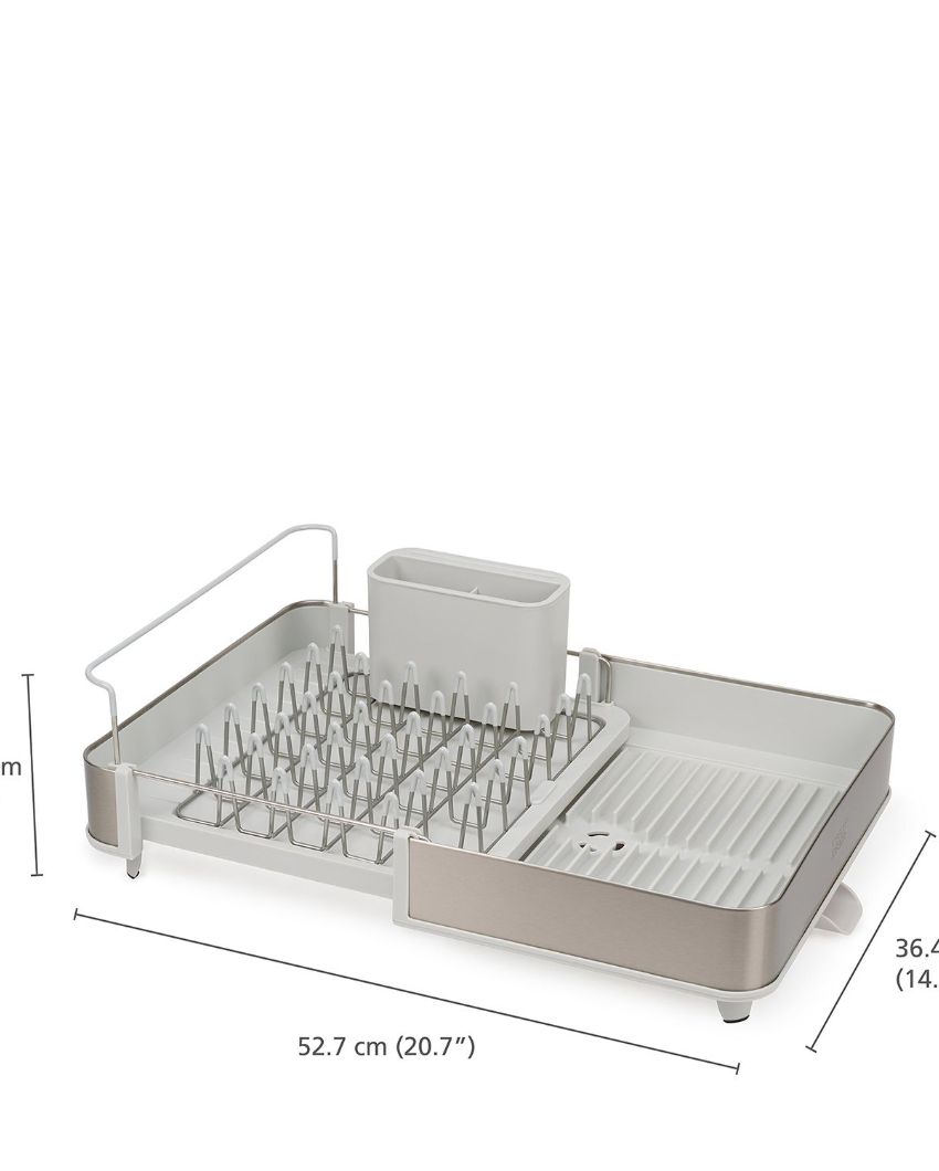 Beautiful Silver Shade Dish Rack | 13 x 14 x 6 inches