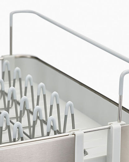 Beautiful Silver Shade Dish Rack | 13 x 14 x 6 inches