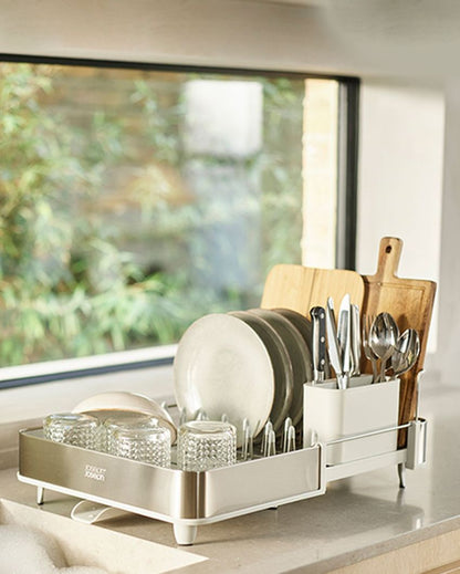 Beautiful Silver Shade Dish Rack | 13 x 14 x 6 inches