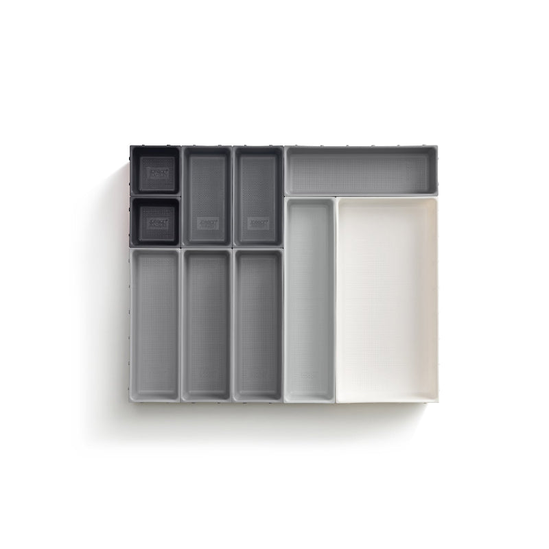 Blox 10 Piece Gray Modular Drawer Organiser Set Default Title