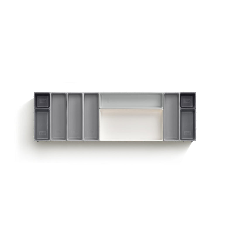 Blox 10 Piece Gray Modular Drawer Organiser Set Default Title