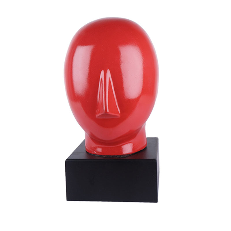 Vicenta Premium Modern Art Figurine | Multiple Colors Red