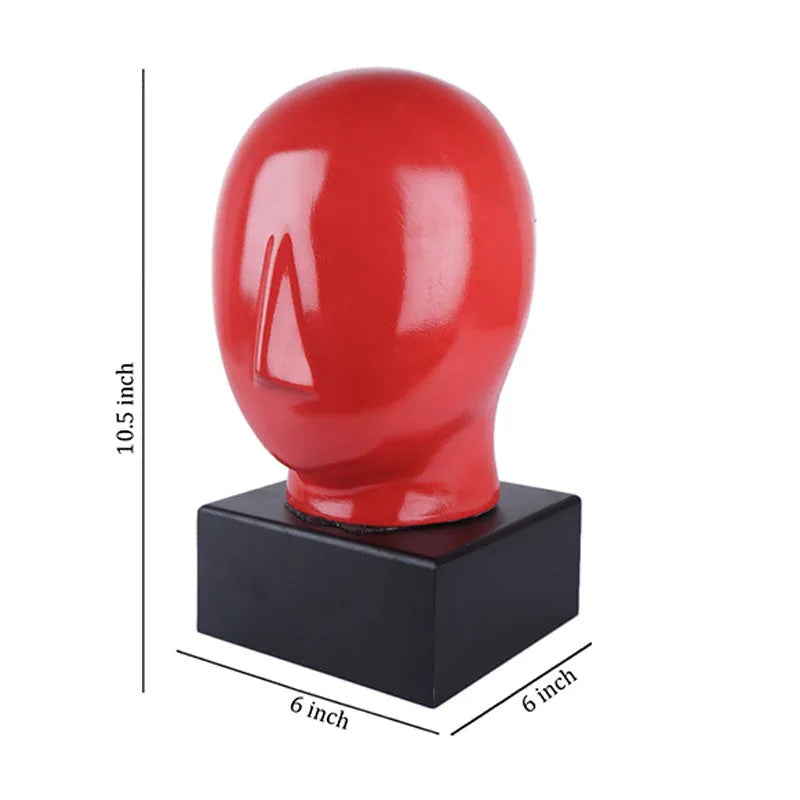 Vicenta Premium Modern Art Figurine | Multiple Colors Red