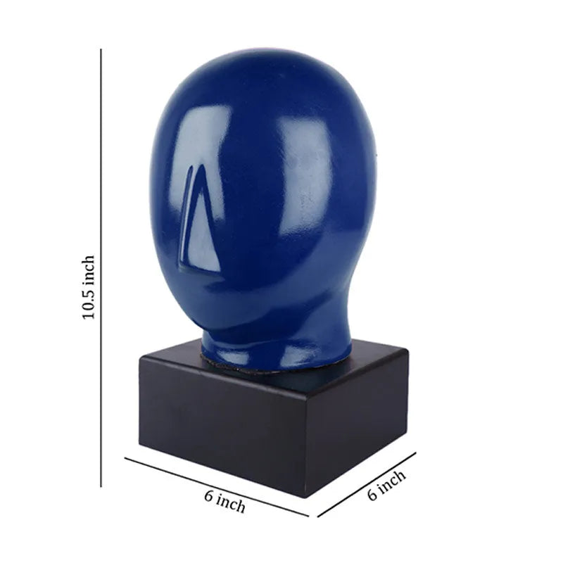 Vicenta Premium Modern Art Figurine | Multiple Colors Blue