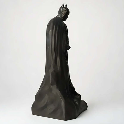 Iconic Batman Memorial Black Statue Showpiece | 6 x 6 x 14 inches