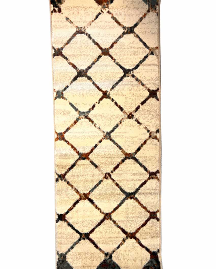 Eclectic Styles Printed Polypropylene Floor Runner | 55 x 22 inches