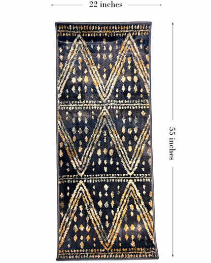 Creating Cozy Spaces With Soft Printed Polypropylene Floor Runner | 55 x 22 inches