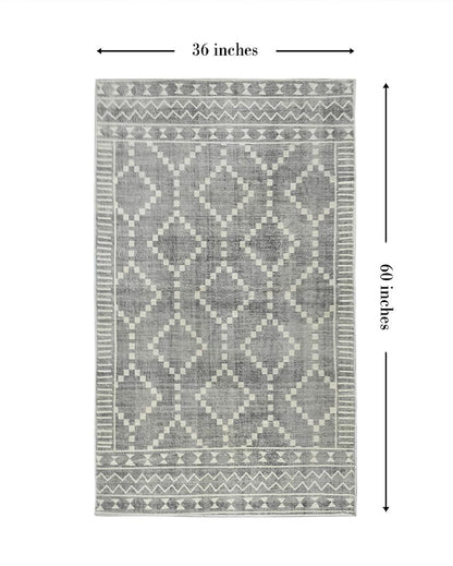 Modern Polyester Printed Carpet | Washing  Machine Washable