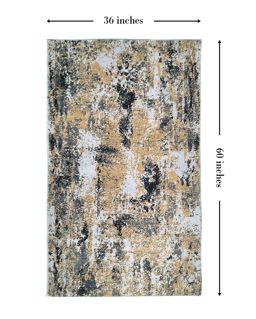 Sophisticated Polyester Printed Carpet | Washing  Machine Washable