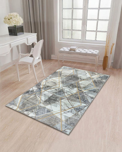 Luxurious Polyester Printed Carpet | Washing  Machine Washable