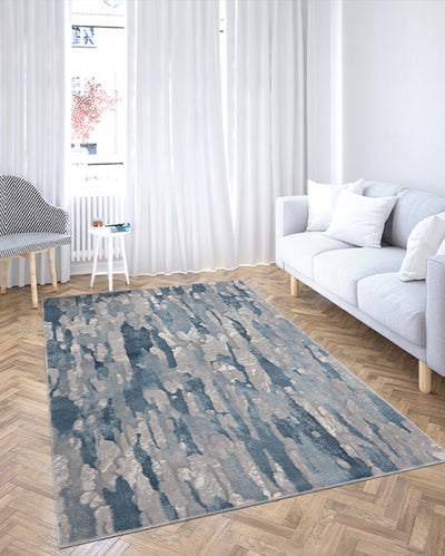 Bold Moves Eye-Catching Polyester Woven Carpet