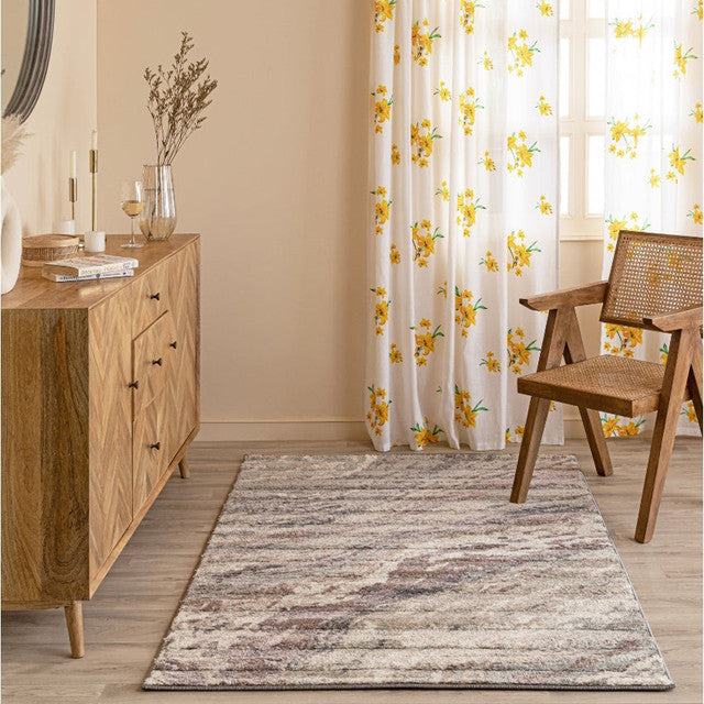 Simple Pattern Polyester Woven Carpet