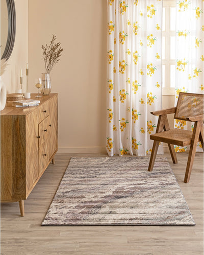 Simple Pattern Polyester Woven Carpet