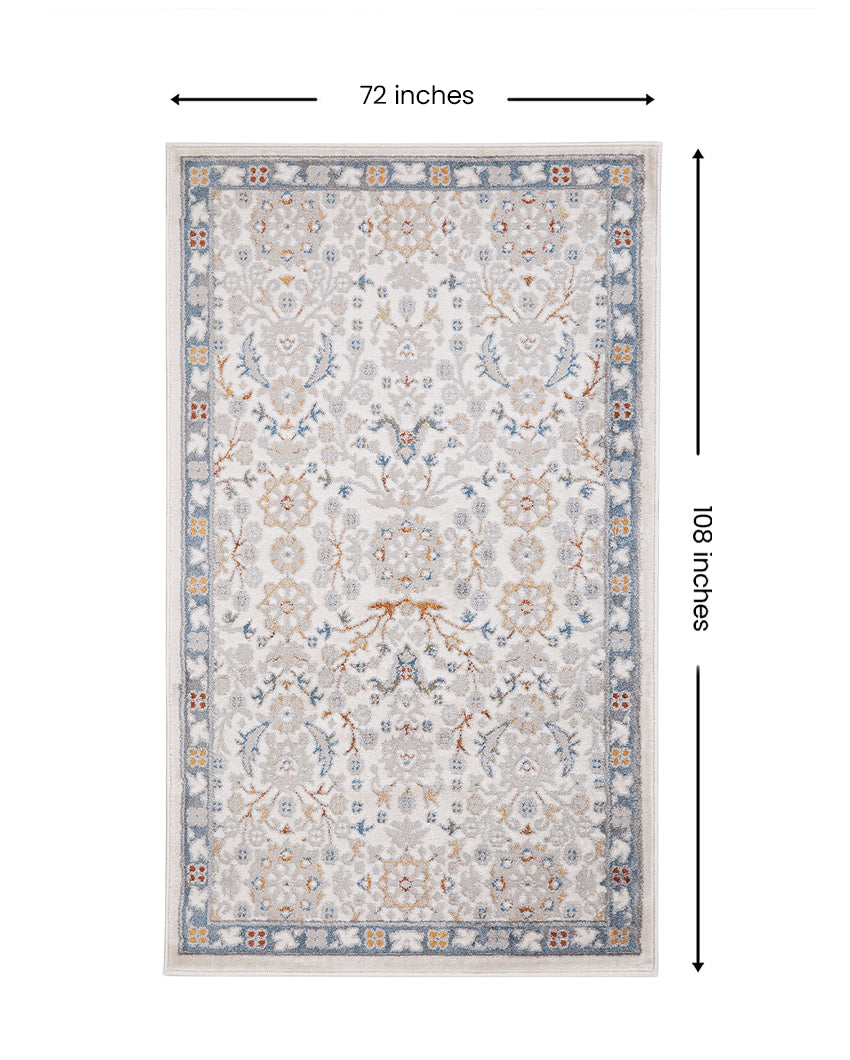 Bold Patterned Colorful Polyester Oslo Area Carpet