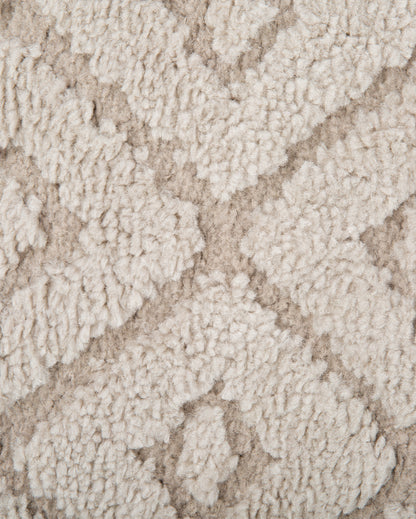 Soft Textured Beige Polyester Siena Area Carpet