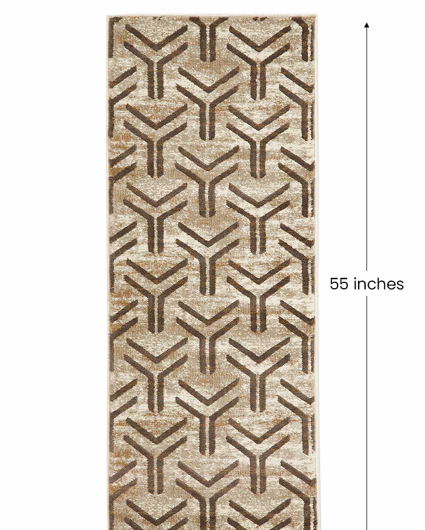 Sustainable Choices Eco-Conscious Printed Polypropylene Floor Runner | 55 x 22 inches