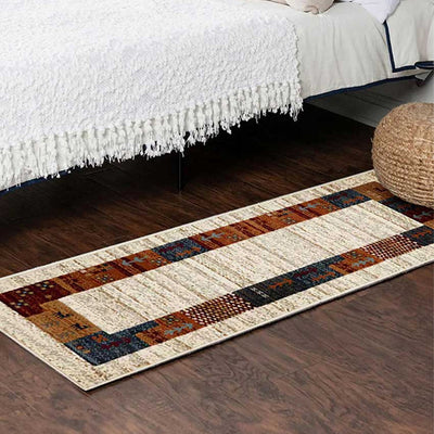 Bright and Bold Standout Printed Polypropylene Floor Runner | 55 x 22 inches