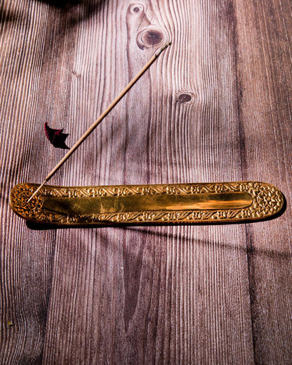 Brass Incense Stick Holder | 9 x 1 x 1 inches