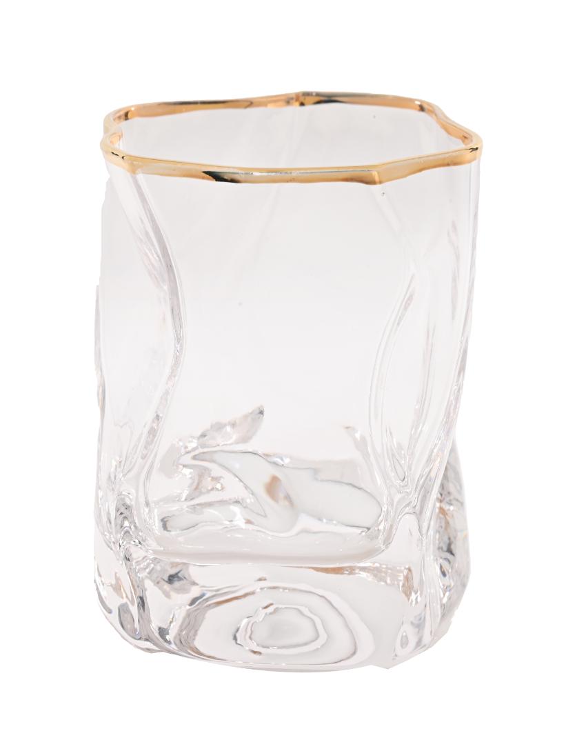 Happy Hours Crystal Whiskey Glass | 3 x 3 x 3 inches