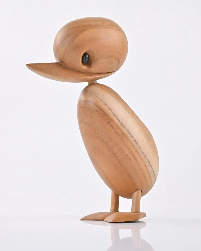 Mama Duck Wooden Miniature Figurine | 6 x 4 x 7 inches