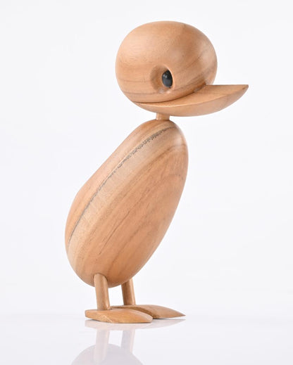 Mama Duck Wooden Miniature Figurine | 6 x 4 x 7 inches