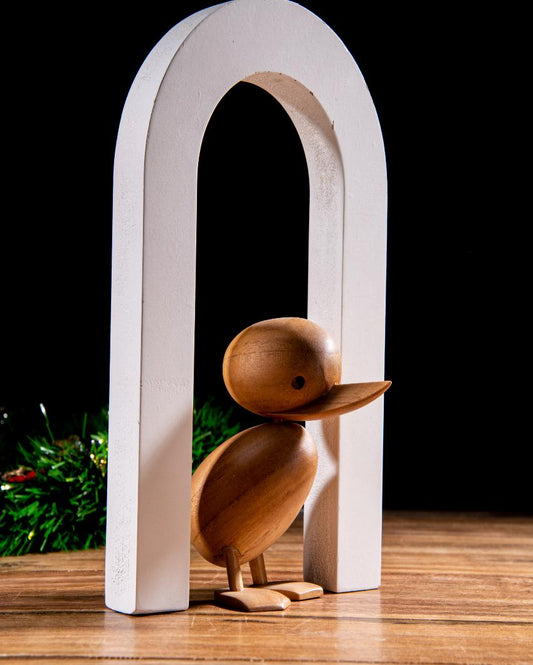 Duckling Wooden Miniature Figurine