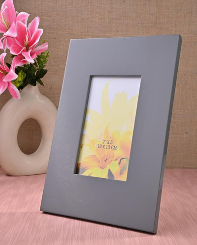 Grey Elegance Wooden Photo Frame