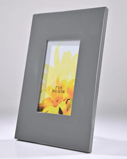 Grey Elegance Wooden Photo Frame